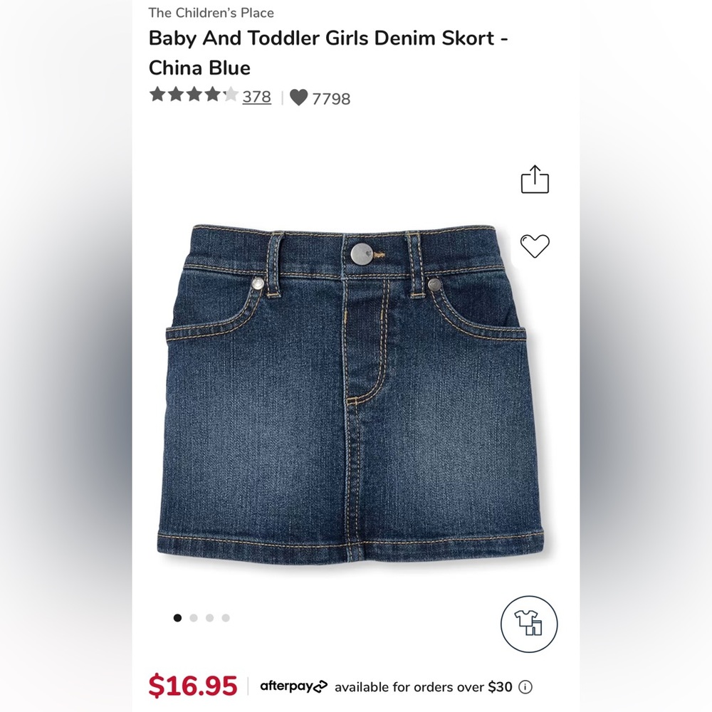 Jean Skirt
